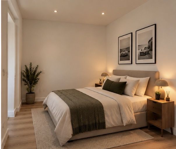 Chambre d'un appartement en gestion locative